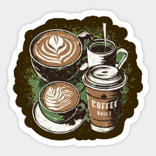 Coffee House Favorites Sticker